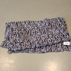 Zebra Print Scarf